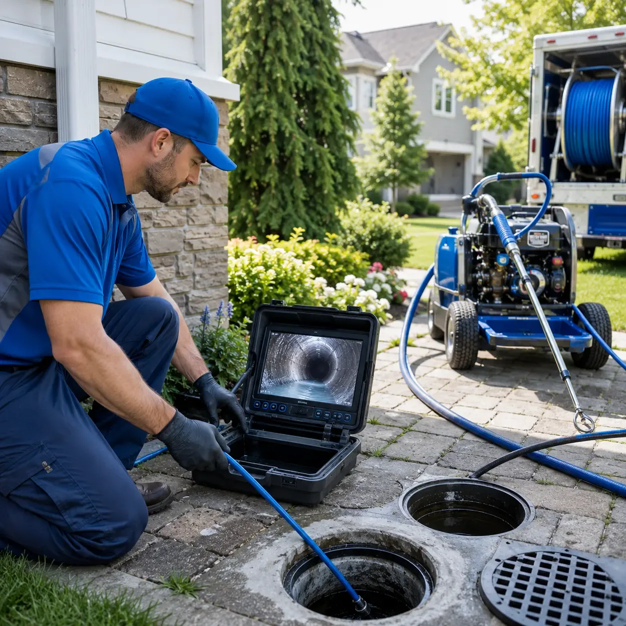Outdoor drain cleaning professionals serving Bonaire, GA